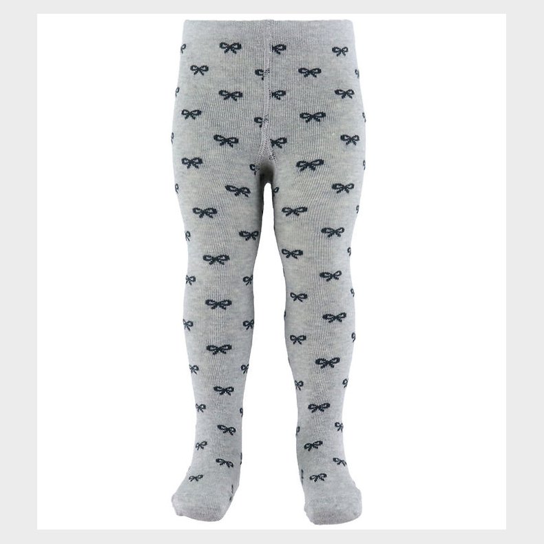 Fuzzies Str�mpebukser - Light Grey m. Sorte Sl�jfer