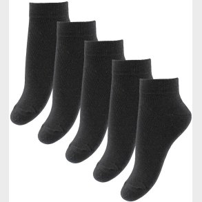 Fuzzies Ankelstrmper - 5-Pak - Sort