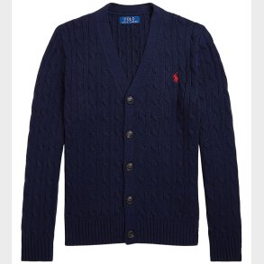 Polo Ralph Lauren Cardigan - Strik - Cable - Navy