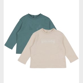 Emporio Armani Bluse - 2-Pak - Frensh Oak/Silver Pine