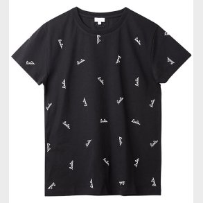 Lala Berlin T-shirt - Tiara - Sort m. Hvid