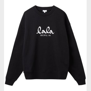 Lala Berlin Sweatshirt - Lala - Sort m. Hvid