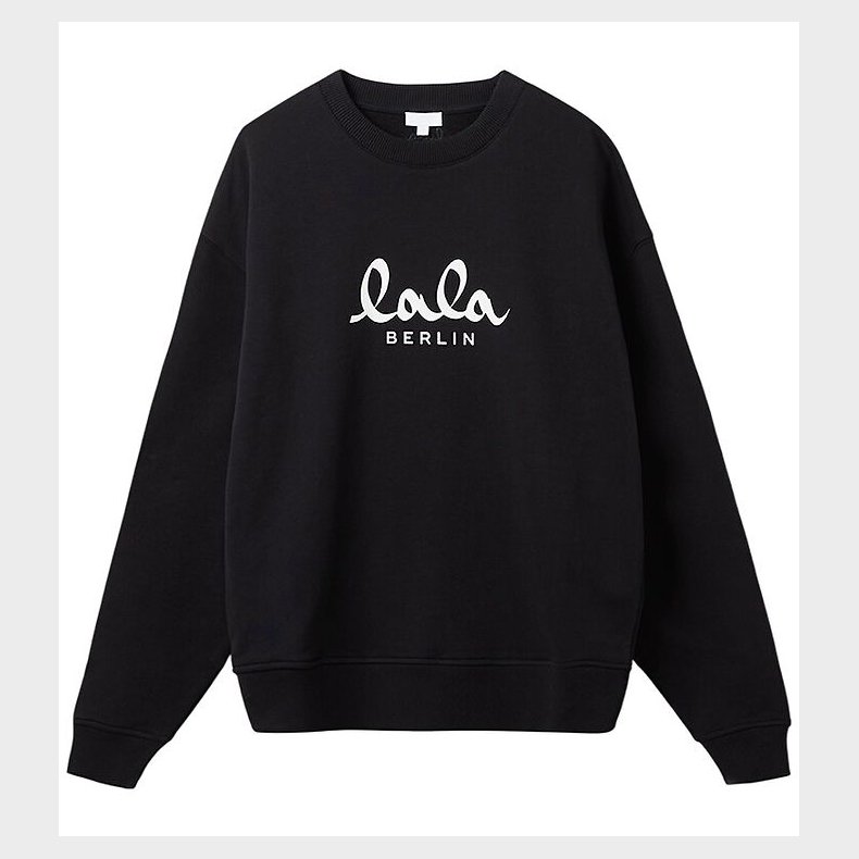 Lala Berlin Sweatshirt - Lala - Sort m. Hvid