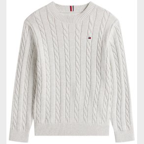 Tommy Hilfiger Bluse - Strik - Cable - Grey Heather