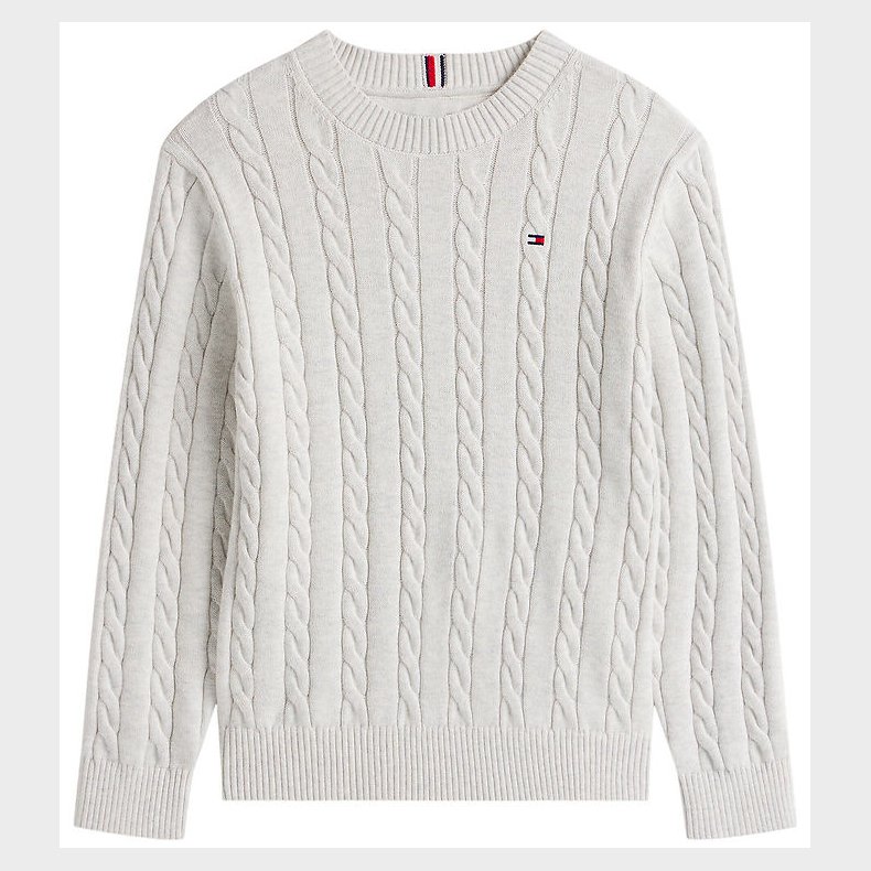 Tommy Hilfiger Bluse - Strik - Cable - Grey Heather