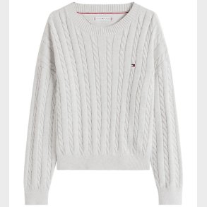 Tommy Hilfiger Bluse - Strik - Cable - Grey Heather