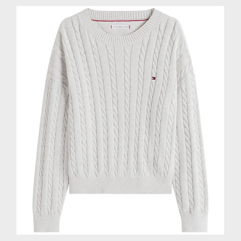 Tommy Hilfiger Bluse - Strik - Cable - Grey Heather