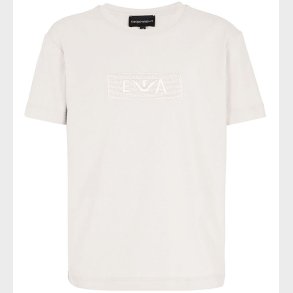 Emporio Armani T-shirt - Off White m. Broderi