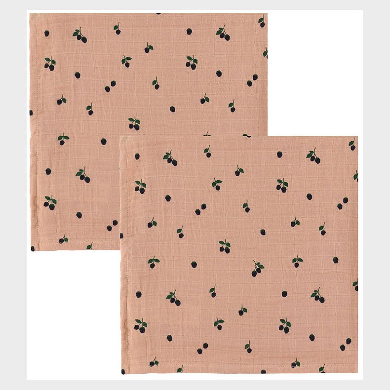 Liewood Stofbleer - Musselin - 2-Pak - Lewis - Mini Berry/Pale T