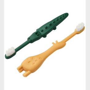 Liewood Brnetandbrste - Fabio - Yellow Mellow/Garden Green