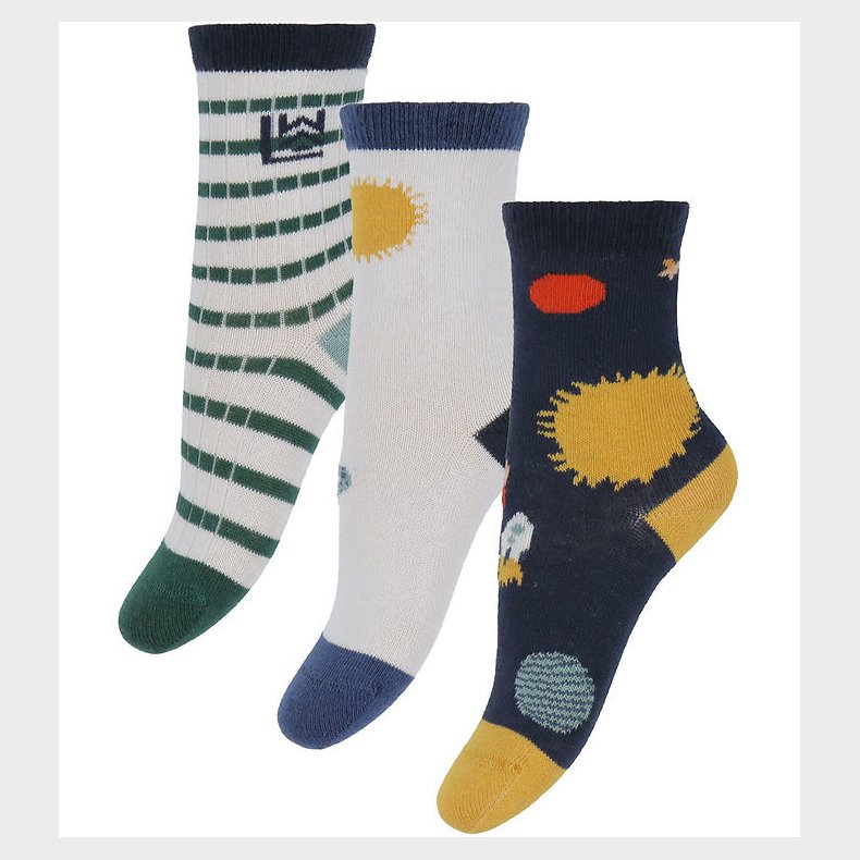 Liewood Strmper - 2-Pak - Silas - Universe/Classic Navy