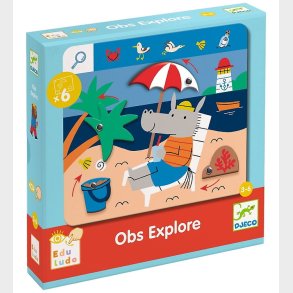 Djeco Spil - Find Og Drej - Obs Explore
