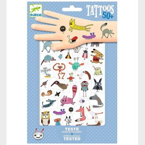 Djeco Tatoveringer - Little Critters - 50+ Tatoveringer