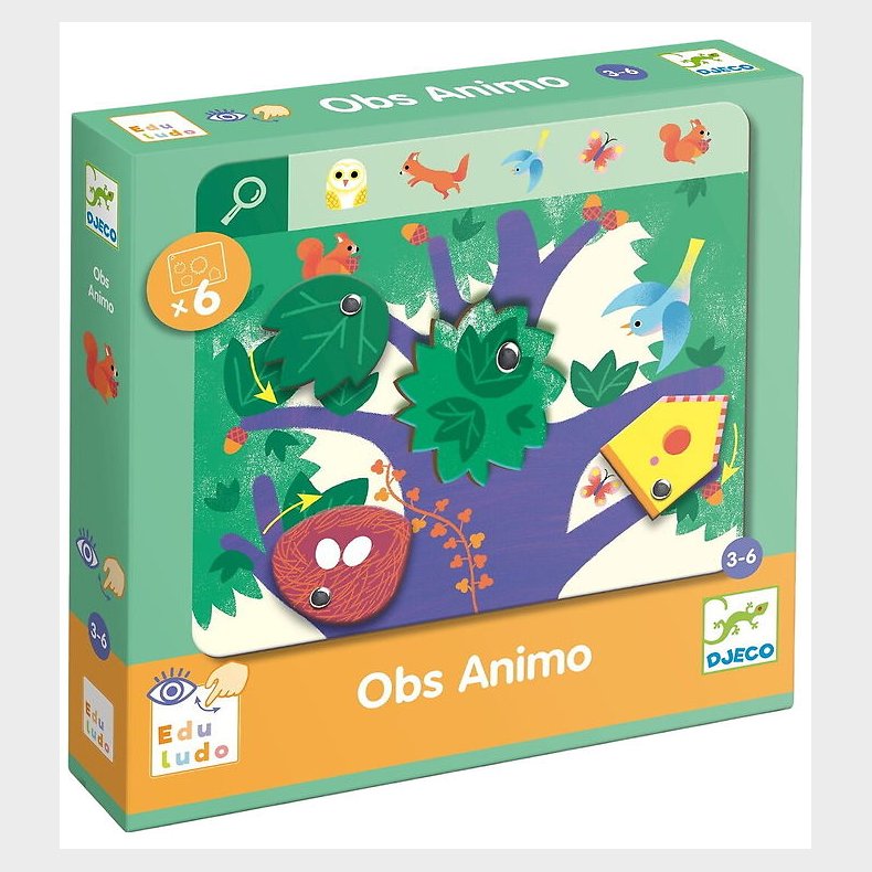 Djeco Spil - Find Og Drej - Obs Animo