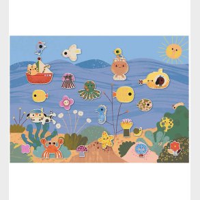 Djeco Klistermrker - Aftagelige - Summertime