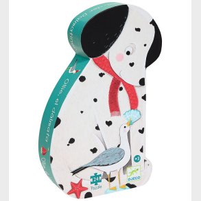 Djeco Puslespil - 24 Brikker - Ollie, The Dalmatian