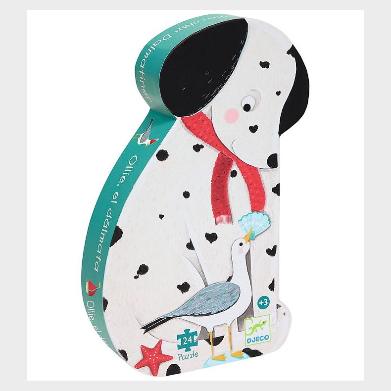 Djeco Puslespil - 24 Brikker - Ollie, The Dalmatian