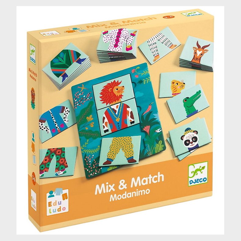 Djeco Spil - Mix & Match Modanimo