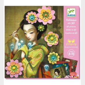 Djeco Aktivitetspapir - Rock'n Roses