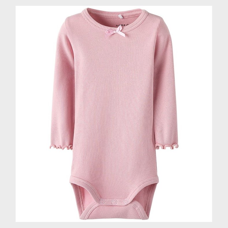 Name It Body l/ - Rib - NbfKaylina - Bleached Mauve