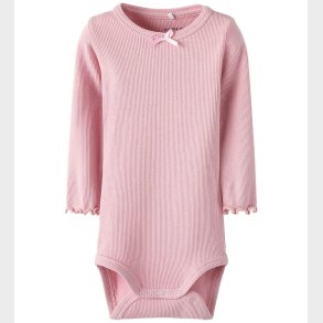 Name It Body l/� - Rib - NbfKaylina - Bleached Mauve