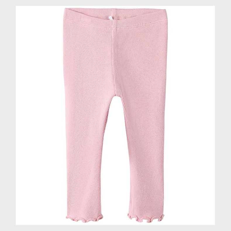 Name It Leggings - Rib - NbfKaylina - Bleached Mauve