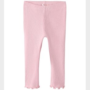 Name It Leggings - Rib - NbfKaylina - Bleached Mauve