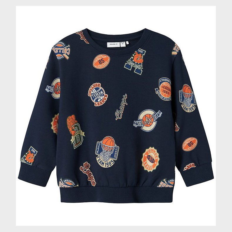 Name It Sweatshirt - NmmLeland - Navy Blazer