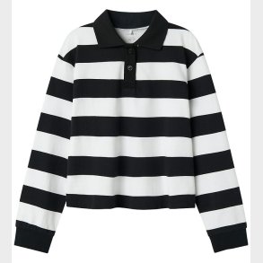 Name It Polobluse - NkfLili - Black/Bright White