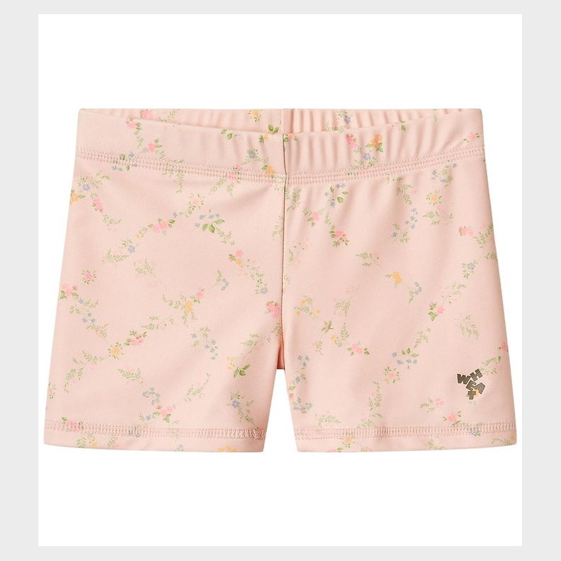 Wheat Badeshorts - UV40+ - Niki - Powder Checked Flowers