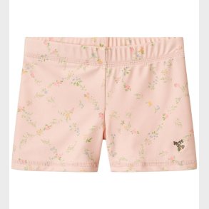 Wheat Badeshorts - UV40+ - Niki - Powder Checked Flowers