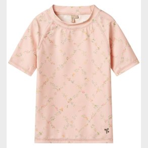 Wheat Badebluse - UV40+ - Jackie - Powder Checked Flowers