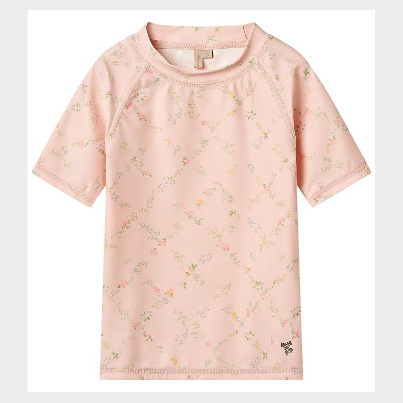 Wheat Badebluse - UV40+ - Jackie - Powder Checked Flowers