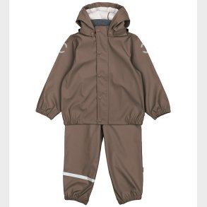 Mikk-Line Regntj m. Seler - PU - Chocolate Chip