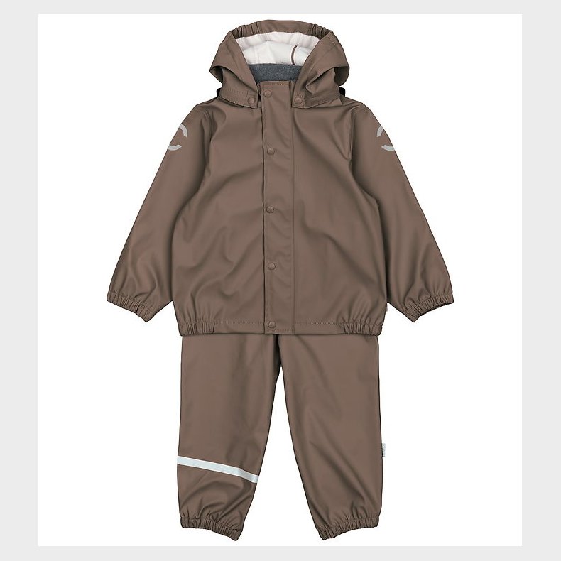 Mikk-Line Regntj m. Seler - PU - Chocolate Chip