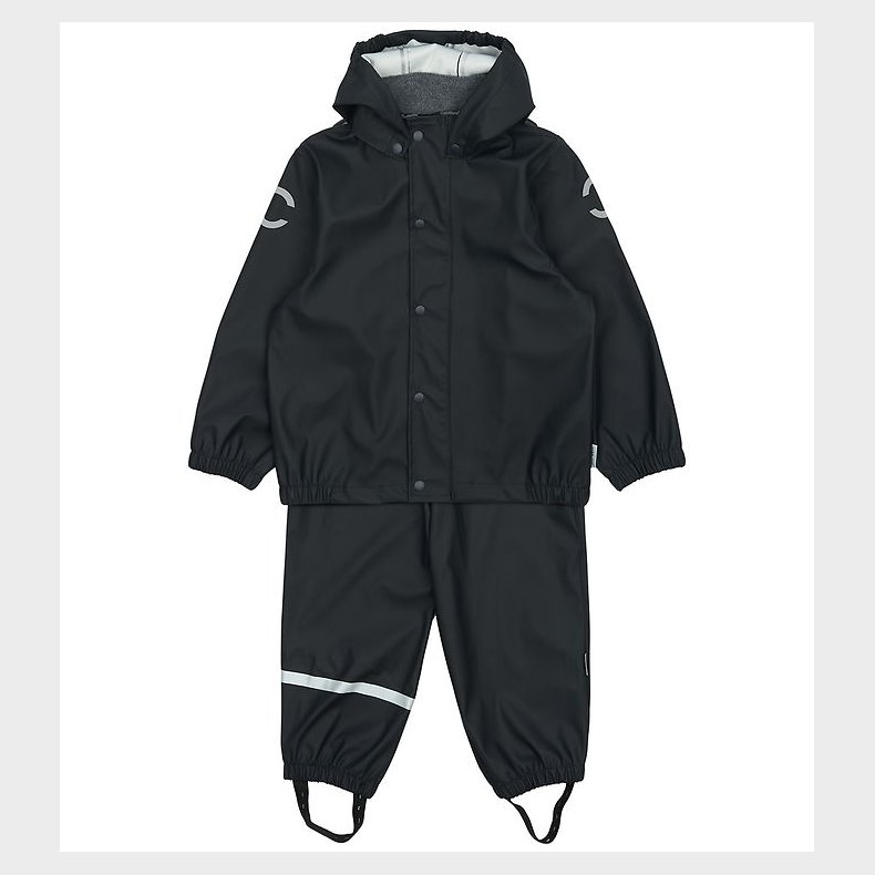 Mikk-Line Regntj m. Seler - PU - Dark Navy