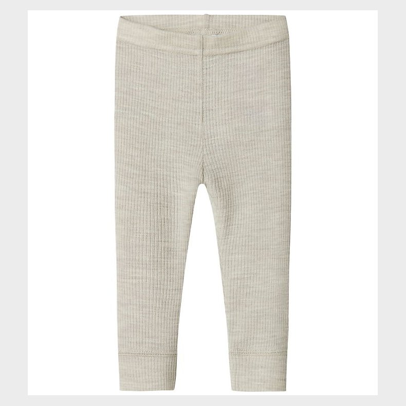 Name It Leggings - Uld - Rib - Noos - NbnWax - Nacreous Cloud