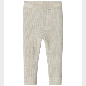 Name It Leggings - Uld - Rib - Noos - NbnWax - Nacreous Cloud