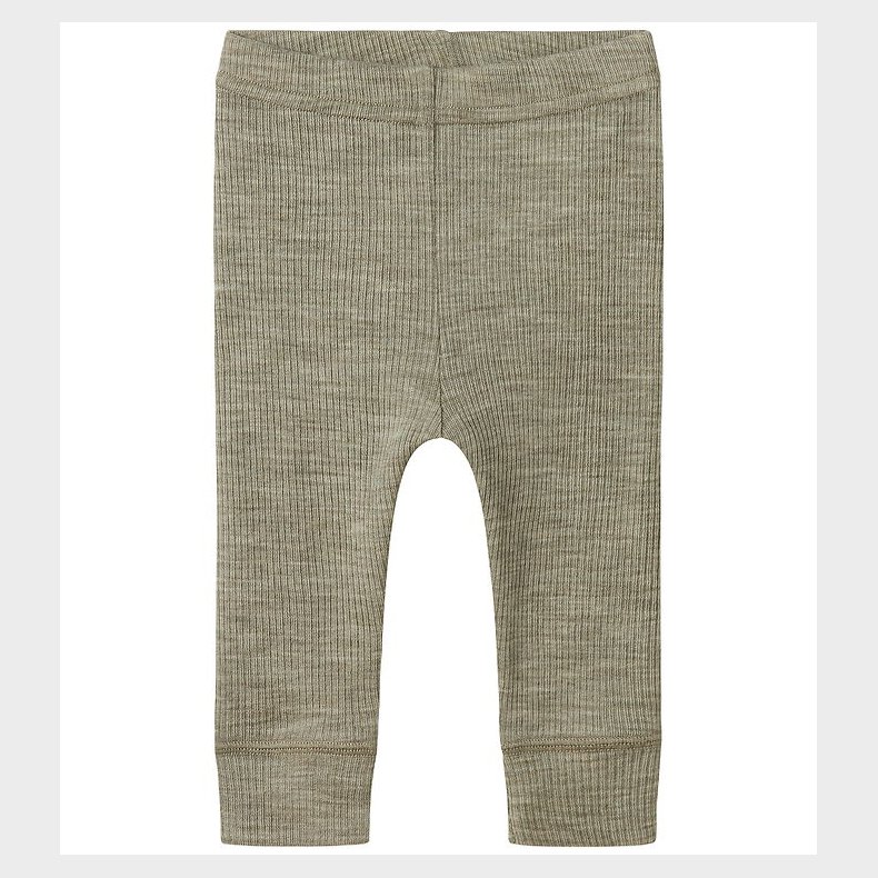 Name It Leggings - Uld - Rib - Noos - NbnWax - Dried Sage