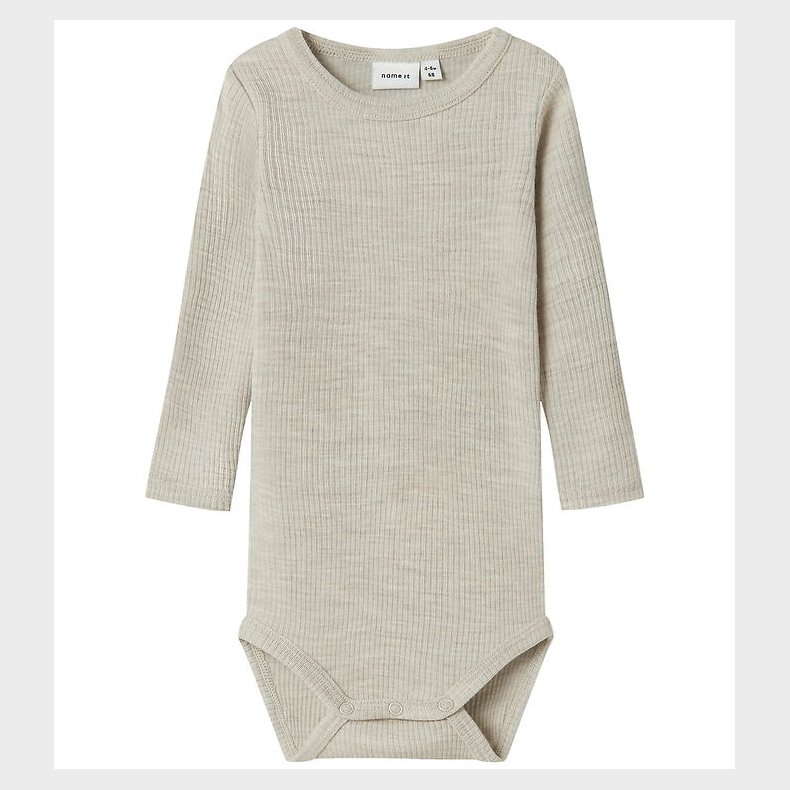 Name It Body l/ - Uld - Rib - Noos - NbnWax - Nacreous Cloud