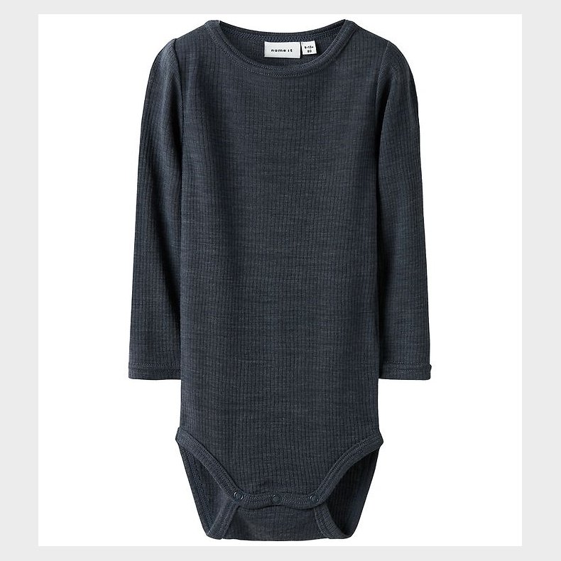 Name It Body l/ - Uld - Rib - Noos - NbnWax - Ombre Blue