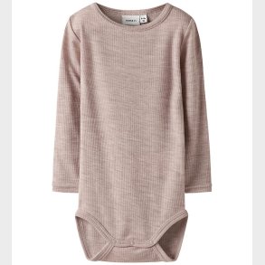 Name It Body l/ - Uld - Rib - Noos - NbnWax - Shadow Gray