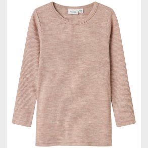 Name It Bluse - Uld - Rib - Noos - NmnWax - Shadow Gray