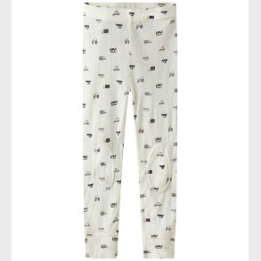 Name It Leggings - Uld - Noos - NmmWang - Snow White/Small Cars