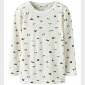 Name It Bluse - Uld - Noos - NmmWang - Snow White/Small Cars