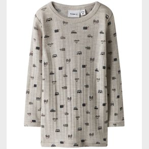 Name It Bluse - Uld - Noos - NmmWang - Nacreous Cloud/Small Cars