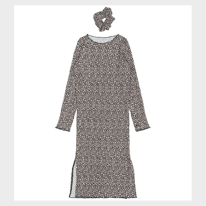 The New Kjole - TnPet - Feather Gray AOP