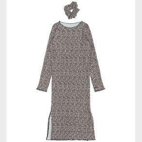 The New Kjole - TnPet - Feather Gray AOP