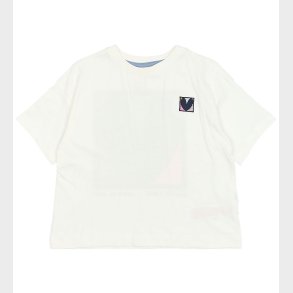 The New T-shirt - TnPerley - Cloud Dancer m. Hjerte