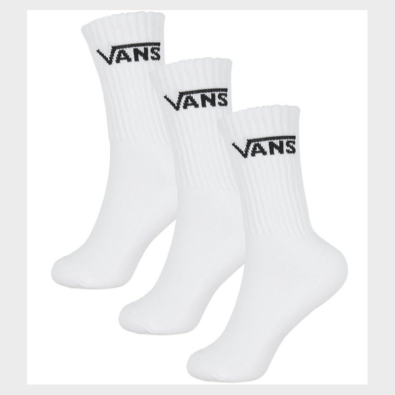 Vans Strmper - 3-pak - Classic Crew - Rox White